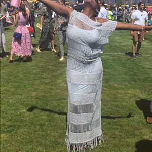 Beautiful gray blue dress